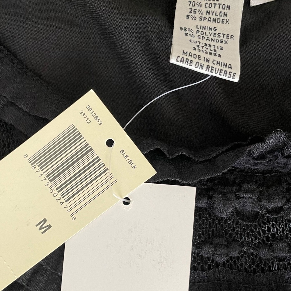 Max Studio Black Lace Cap Sleeve Cocktail Dress NWT - Picture 8 of 9